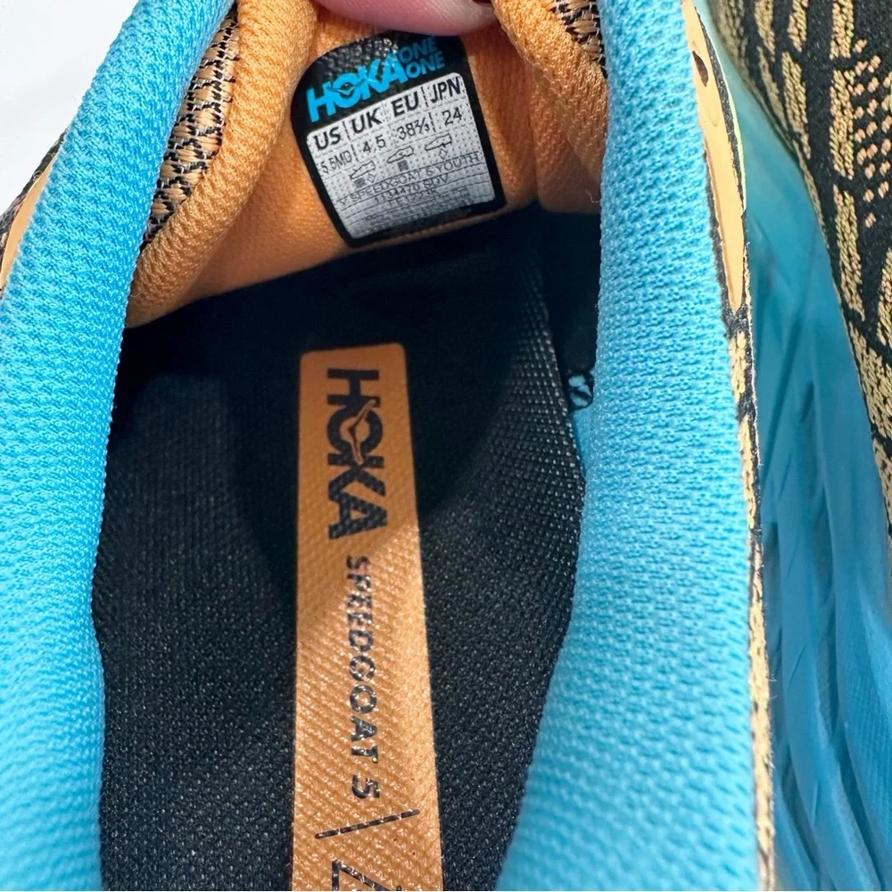 Hoka One One Big Kids Youth Speedgoat 5 Hiking Shoes - Picture 8 of 10
